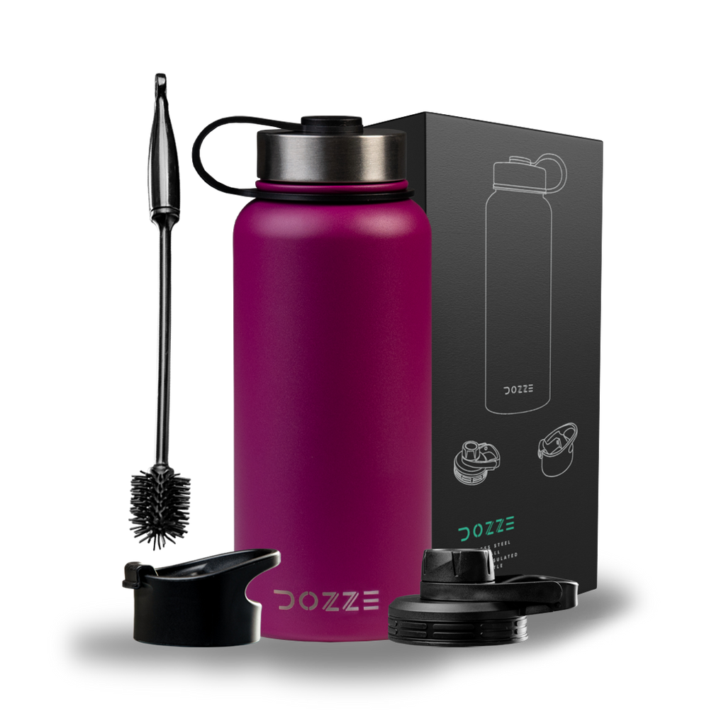 Plum Pink DOZZE Adventurer Water Bottle - 945ml - Dozze