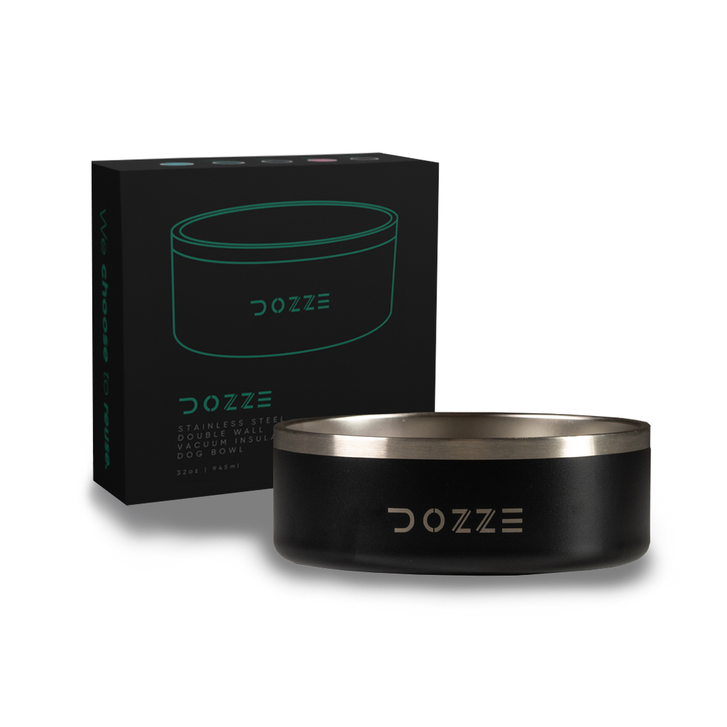 Black Edition DOZZE Dog Bowl - Dozze