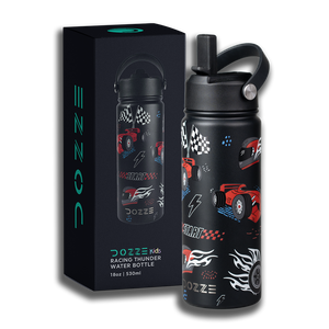Open image in slideshow, DOZZE Kids Water Bottles | 530ml (Symmetry Variant)
